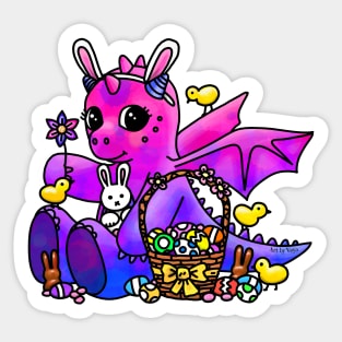 Bi Easter Dragon Sticker